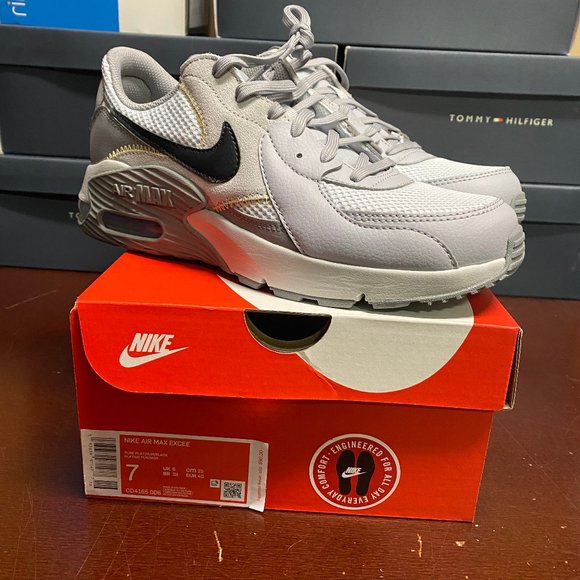 Nike Mens Gray White Air Max Excee CD4165 006 Lace Up Sneaker Shoes Size US 7 main image 4